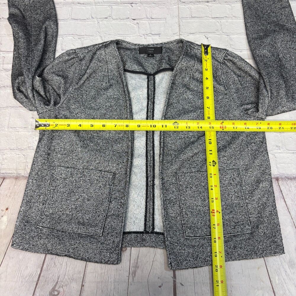 J. Crew 365 Women Open Blazer Jacket Size Small Gray C112 -29 - Picture 2 of 16